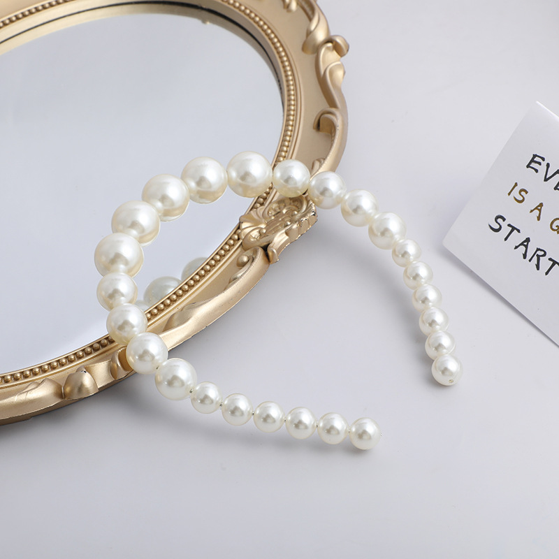 New hairband, a popular forest-themed girl headband with an ins style, Korean pearl and diamond hairband headwear wholesale, domestic independent other hair accessories details Picture