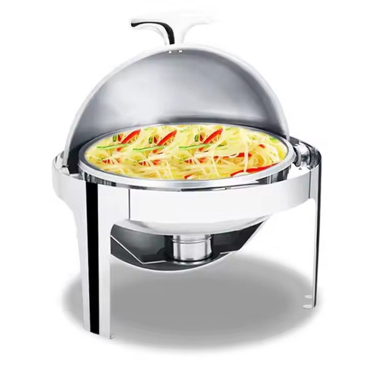 Cross Border Buffet Stove Clamshell Insulation Furnace Stainless Steel Electric Heating Buffy Stove Hotel Buffet Insulation Pot Tableware Application Scenario