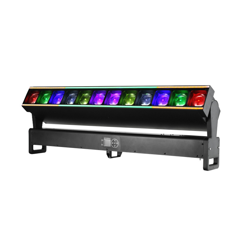 12 40WLED long strips RGBW4 integrated point-controlled zoom professional stage and bar engineering moving head lights Item Picture