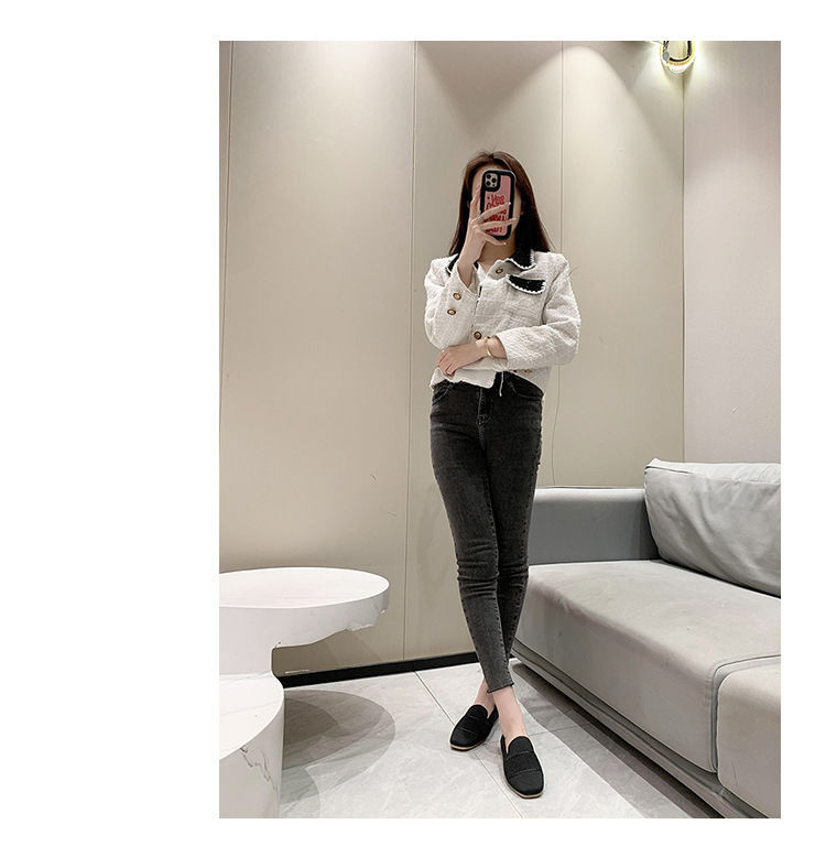夏季女鞋新款透气飞织单鞋女士休闲鞋软底舒适平底鞋豆豆鞋女批发详情5