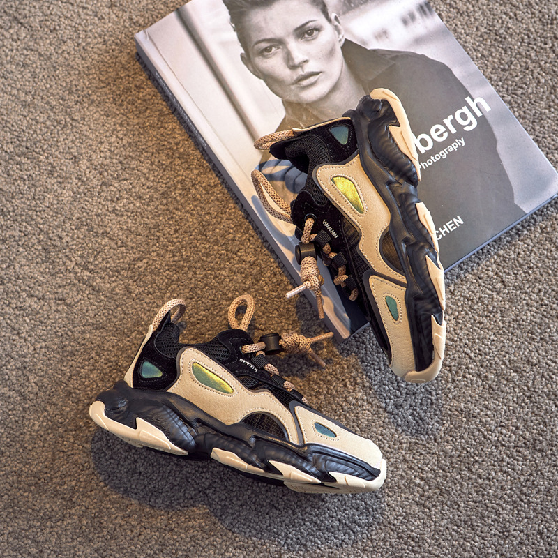 The 2022 autumn and winter new genuine leather dad shoes for boys and girls are casual, fashionable and classic, as well as anti-slip and versatile sports shoes for boys and girls Specification image