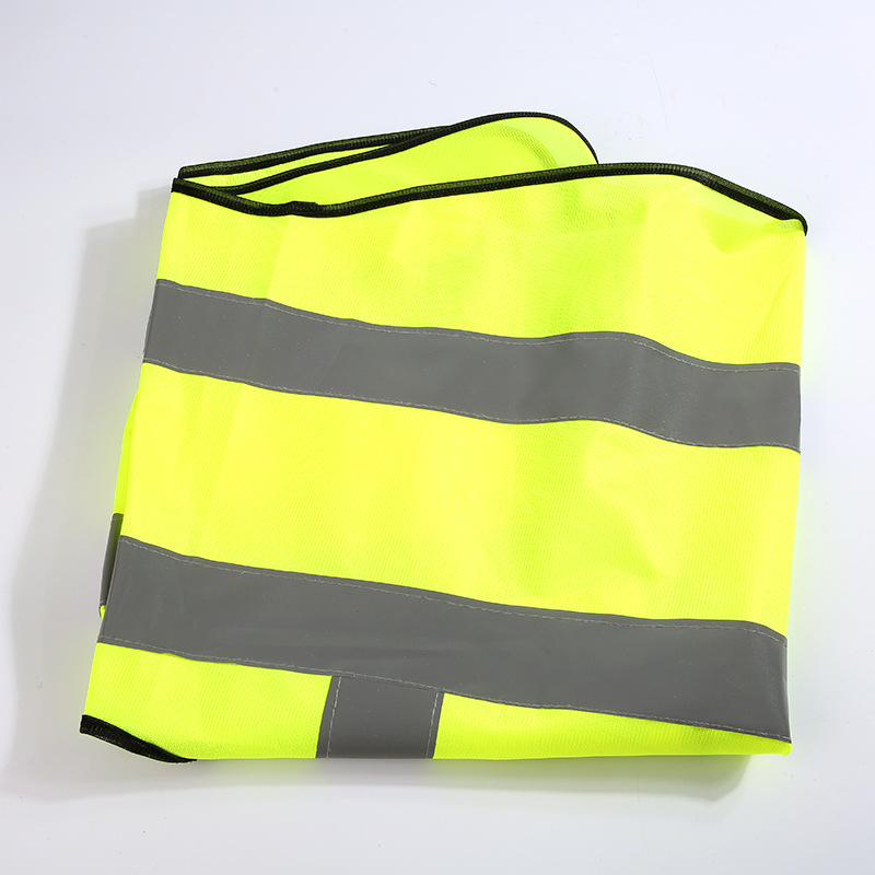 Reflective safety vests, construction traffic volunteer vests, mesh multi-pocket reflective vests, wholesale printed Specification image