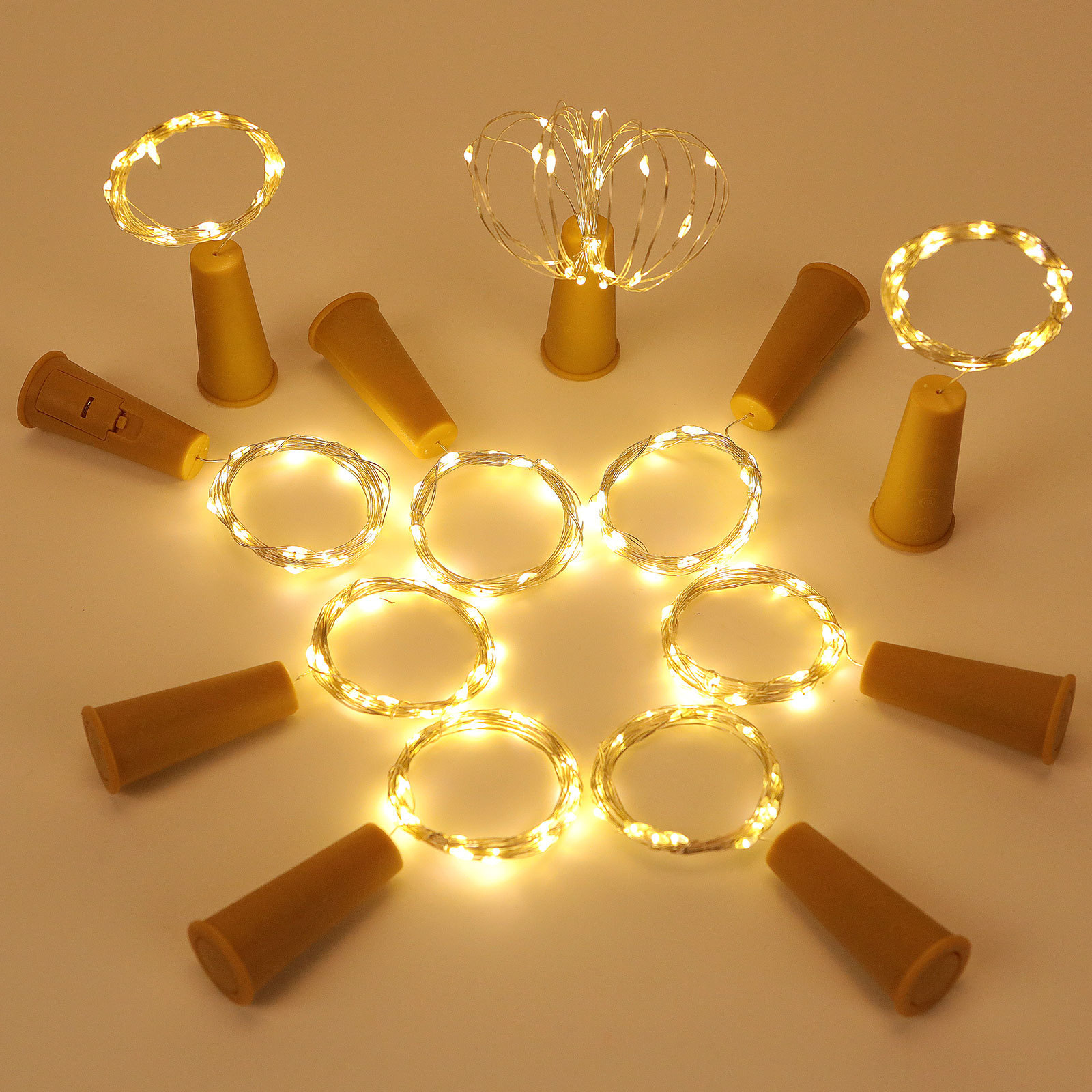 Wine bottle stopper lamp, decorative color light string, festival atmosphere light, Internet celebrity party night light, luminous light, flashing light, LED string light details Picture