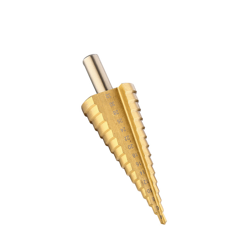 4-20mm ladder drill, 4-20mm pagoda drill, hole opening and drilling drill, multi-functional ladder drill, 4-20mm high-speed steel in stock Specification image