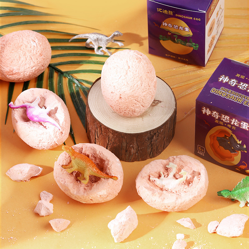 Dinosaur egg archaeological dig dinosaur toy children's educational toy kindergarten primary school children to push gifts new strange toys archaeological dinosaur egg toys Application Scenario