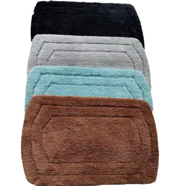 Factory direct sales, wholesale and export of bathroom and toilet door carpets, water-absorbing and anti-slip MATS, floor MATS and door MATS details Picture