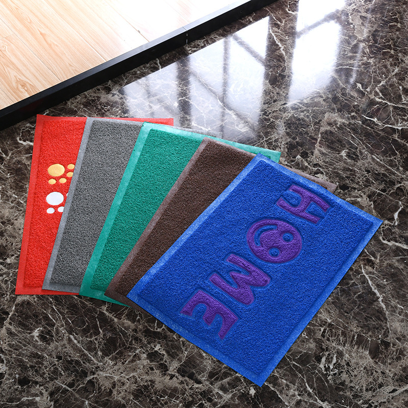 Lingou Silk ring floor mat, anti-slip and dust-proof outdoor mat, entrance mat, rectangular English mat, and entrance floor mat can be cut Specification drawing