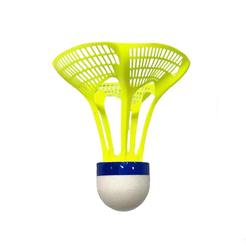 The badminton outdoor plastic nylon ball is wind resistant and not easily broken. The badminton training path is not affected by wind Item Picture