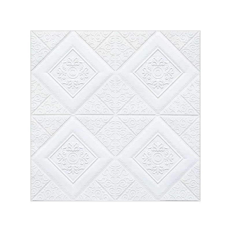 3D Three-Dimensional Self-Adhesive Wallpaper Wallpaper Waterproof Moisture-Proof Foam Brick Wall Pasted Background Wall Ceiling Ceiling Sticker Item Picture