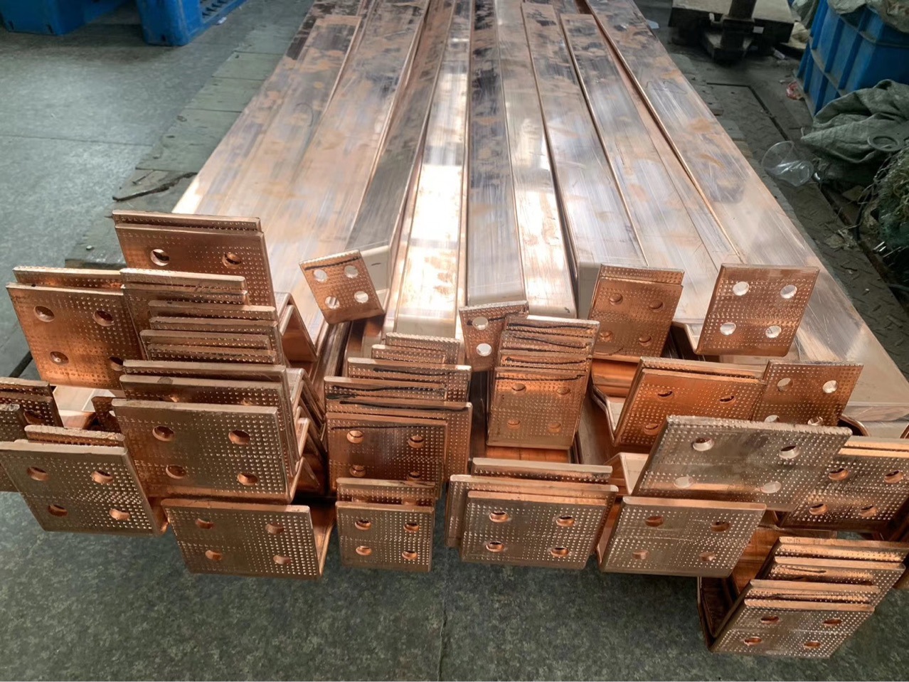 T2T3 copper busbar, TMY copper busbar tin-plated, tin-plated copper busbar, conductive copper busbar, tin-plated grounding copper busbar, copper strip details Picture