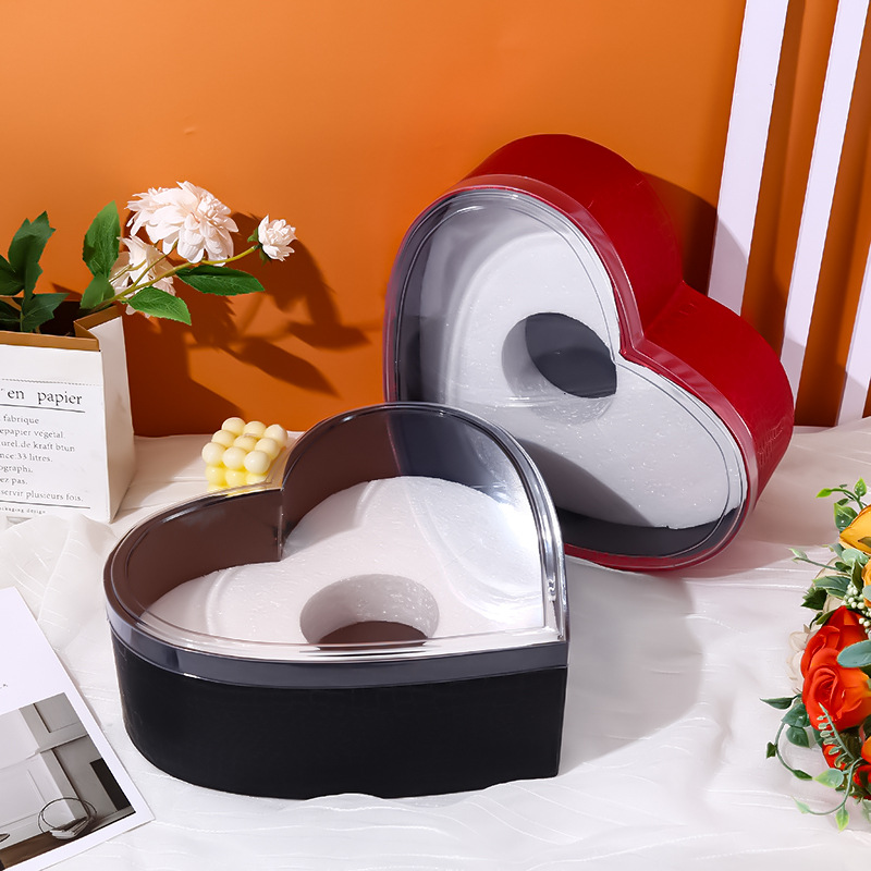 情人节七夕包装盒高档水果鲜花礼盒大号心形包装礼盒花盒礼品盒