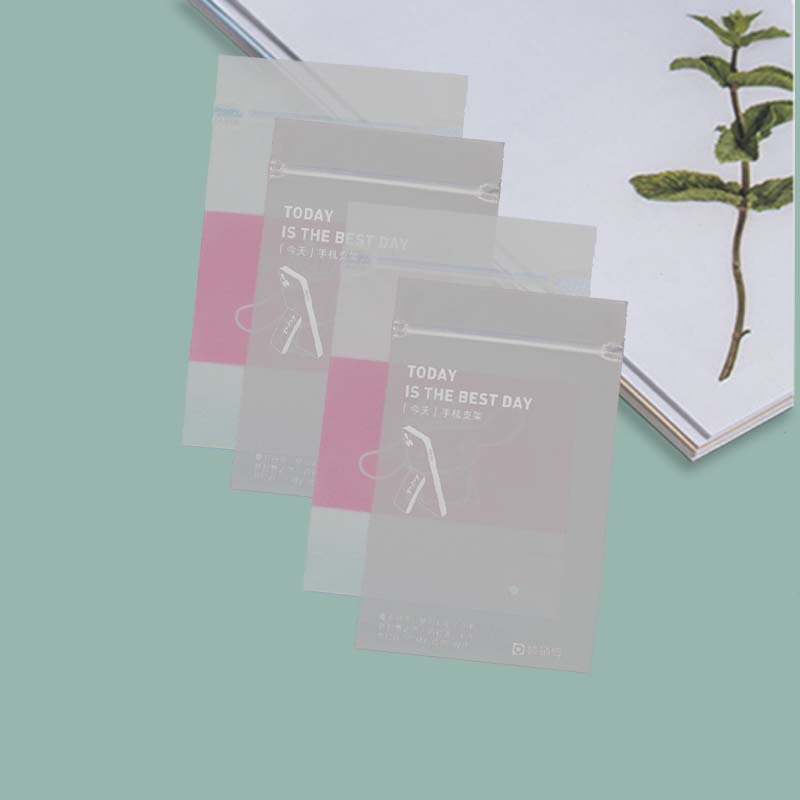 Frosted Self-Sealing Bone Bag Clothing Socks Dust Proof And Moisture-Proof Bag Frosted Bag Cpe Packing Bone Bag Printed Logo Specification drawing