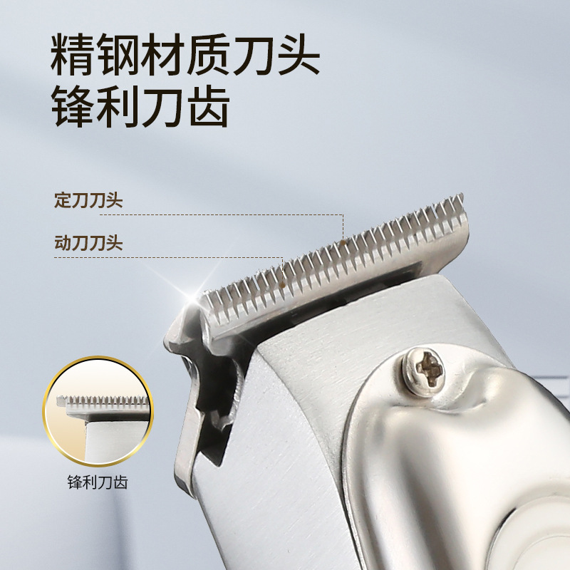 Wholesale of cross-border household portable clippers and hair clippers, professional hair salon electric clippers, metal hair clippers, oil clippers, NIKAI Application Scenario
