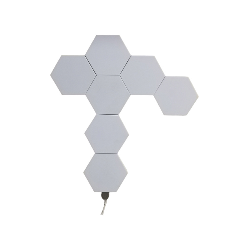 Wall lamps, quantum lamps, ambient lamps, hexagonal quantum lamps, Bluetooth APP control, splicing lamps, USB lamps, rhythm lamps Item Picture