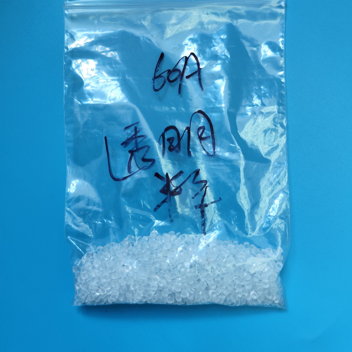 Wholesale discounts on TPE material transparent particle injection molding TPR70A natural color rubber compound, toy material and thermoplastic elastomer details Picture