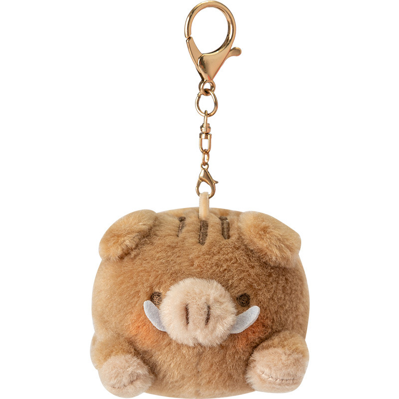 Cute Piko pig fart can pig keychain cartoon plush little pig doll pendant couple creative pendant gift Item Picture
