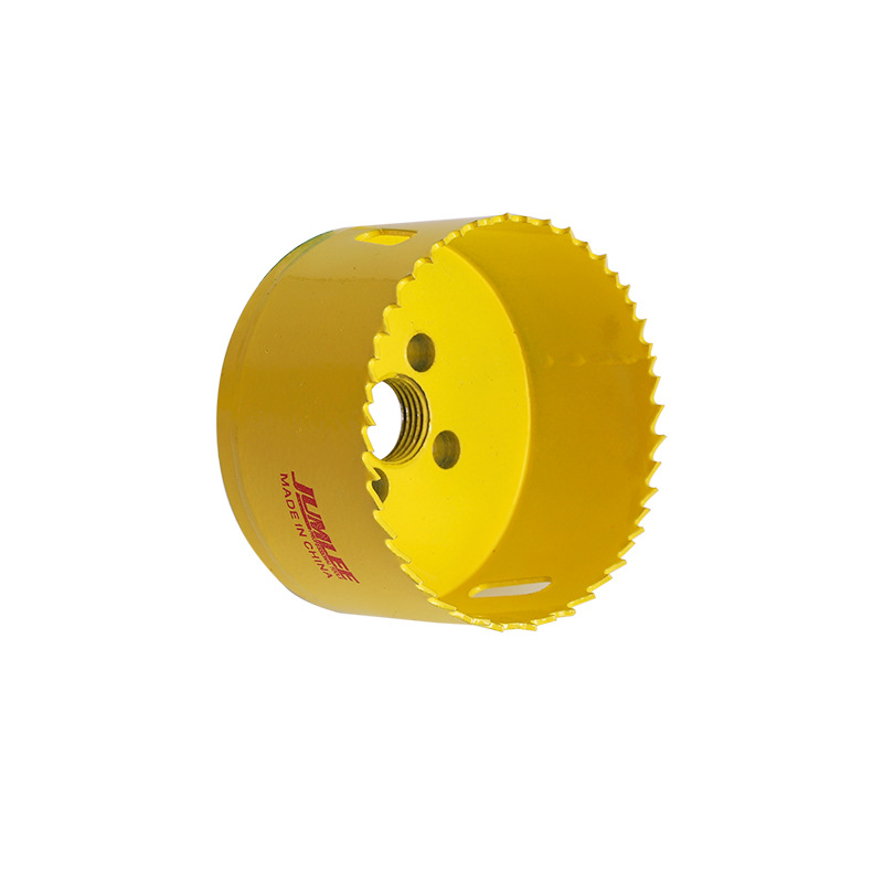 JUMLEE 8-piece bimetallic hole saw set: Metal, wood, plastic, gypsum board, iron sheet hole cutter and hole saw set details Picture