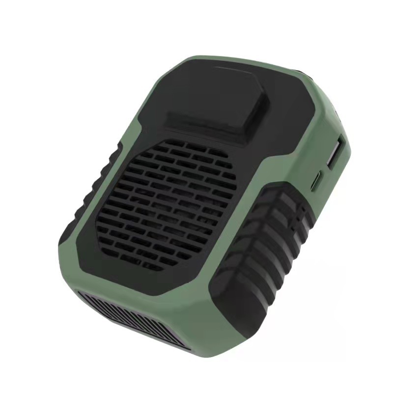 New cross-border e-commerce neck-hanging portable cooling and heatstroke prevention high-wind waist fan, outdoor construction site waist fan Item Picture