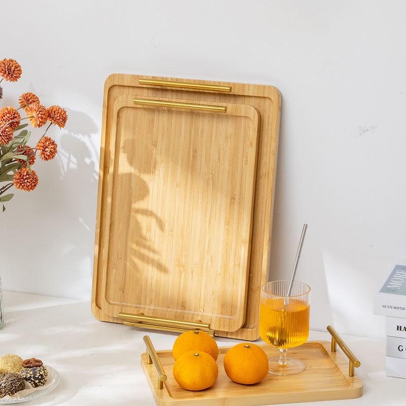 茶盘/茶盘托盘/餐拖盘/木板托盘/实木西餐盘产品图