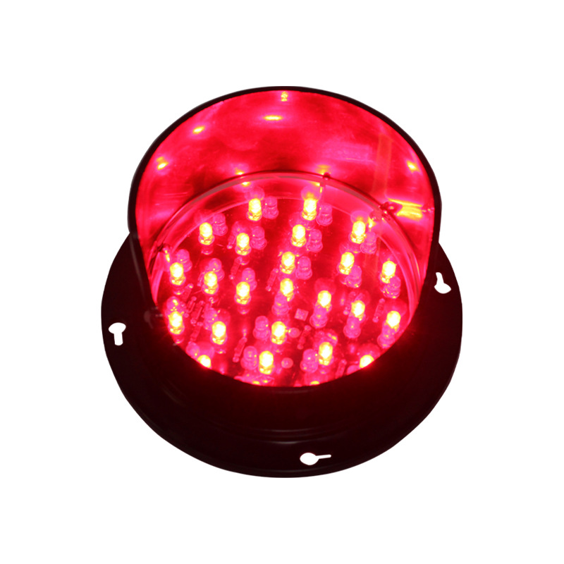 实力工厂交通灯灯筒 LED小型红绿灯灯筒 LED教学红绿灯设备信号灯白底实物图