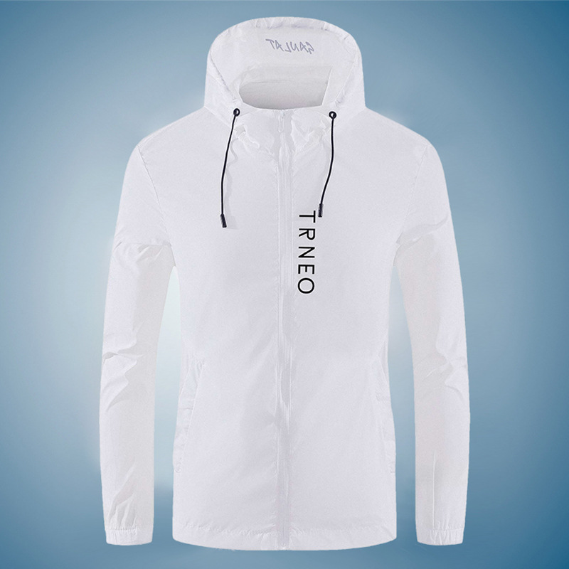 Summer Outdoor Sunscreen Clothing Men And Women Skin Trench Coat Breathable Cool Long Sleeve Anti-Ultraviolet Protective Clothing details Picture