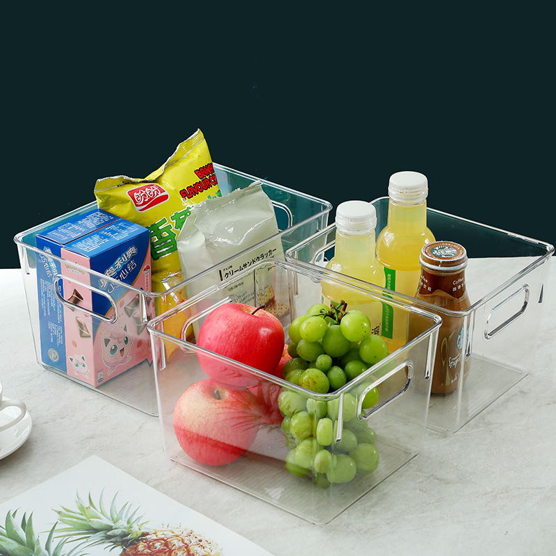 Creative Egg Storage Box Noodles Frozen Dumplings Square Transparent Crisper Food Grade Refrigerator Plastic Crisper Box details Picture