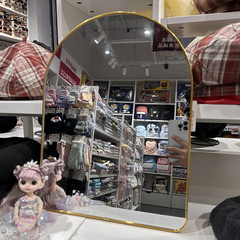 镜子/镜子化妆镜/化妆镜/镜子工艺品/小镜子学生可爱白底实物图