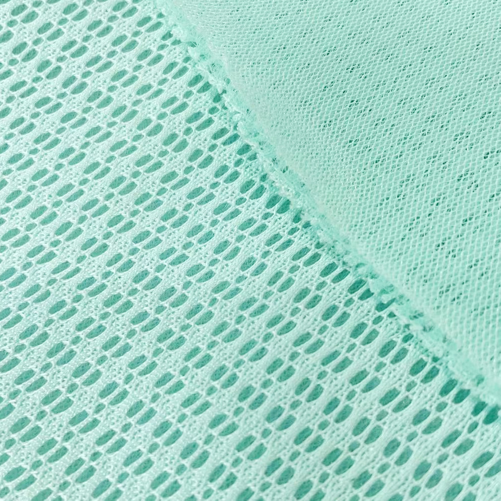 Wide Soft Polyester Mattress Pillow Fabric Sandwich Mesh Fabric Cool Cushion On Soft Small Mesh Car Seat Cushion details Picture