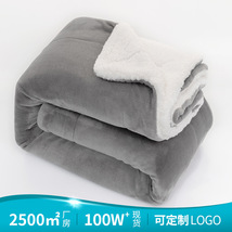 外贸高品质加厚保暖双人毯双层珊瑚绒毯厂家直销空调被毛毯温暖舒适