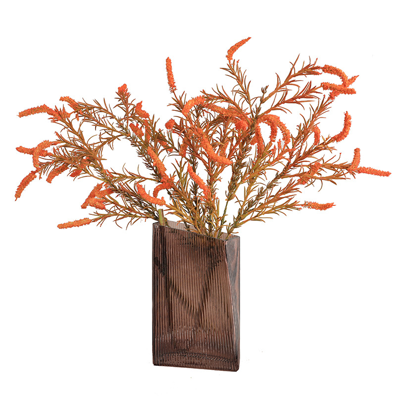 Manufacturers Directly Supply Nordic Home Decoration Simulation Plastic Fake Flower Wholesale Wedding Layout Simulation Autumn Color Sage Item Picture