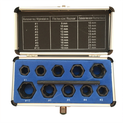 Socket For Taking Hexagonal Screws Tool Sleeve Anti-Slip Breakage Nut Bolt Extractor Bolt Broken Wire Extractor Application Scenario