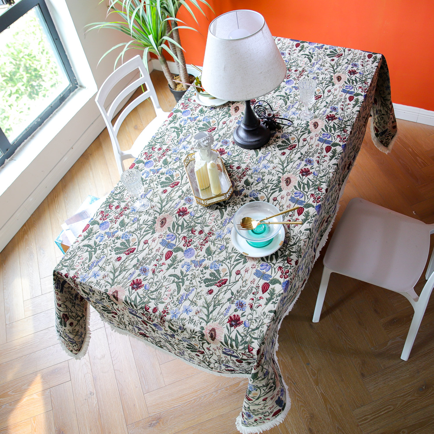 餐桌布艺/台布/桌布实物图