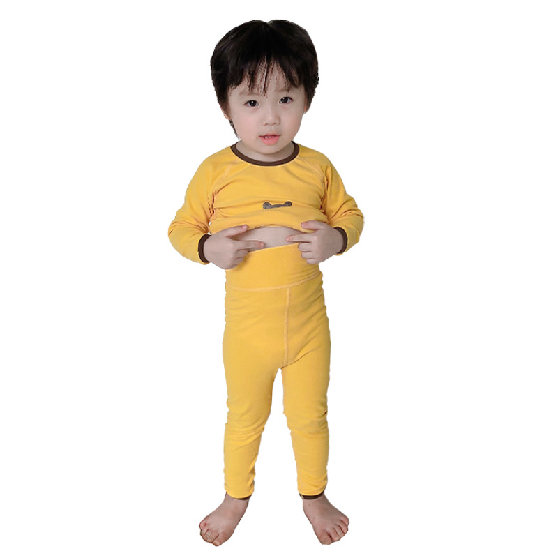 Novedades bebé y niño sin hueso talle alto ropa interior set niños otoño invierno dewey pantalones pantalones mujer tesoro chico ropa de hogar Item Picture