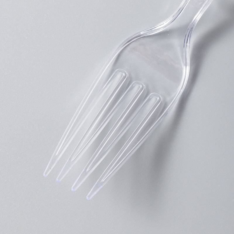 Monte Ps Transparent Heavy Leather Grain Knife, Fork And Paper Towel 3-Piece Set details Picture