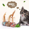 宠物用品宠物用品宠物猫咪玩具厂家批发 花布羽毛逗猫玩具 小鱼球型老鼠猫薄荷玩具图