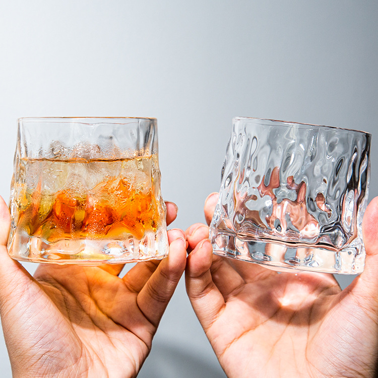 High Appearance Level Round Glass Breakfast Coffee Tea Cup Whiskey Cup Beer Cup With Hand Small Gift Wholesale