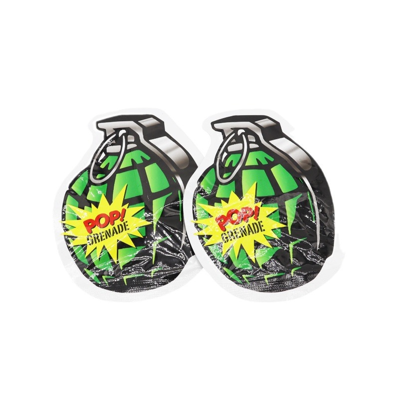 New Year prank bag simulation self-explosion grenade, automatic inflation, popping scare bag, firecrackers, stress-relieving children's toys Item Picture