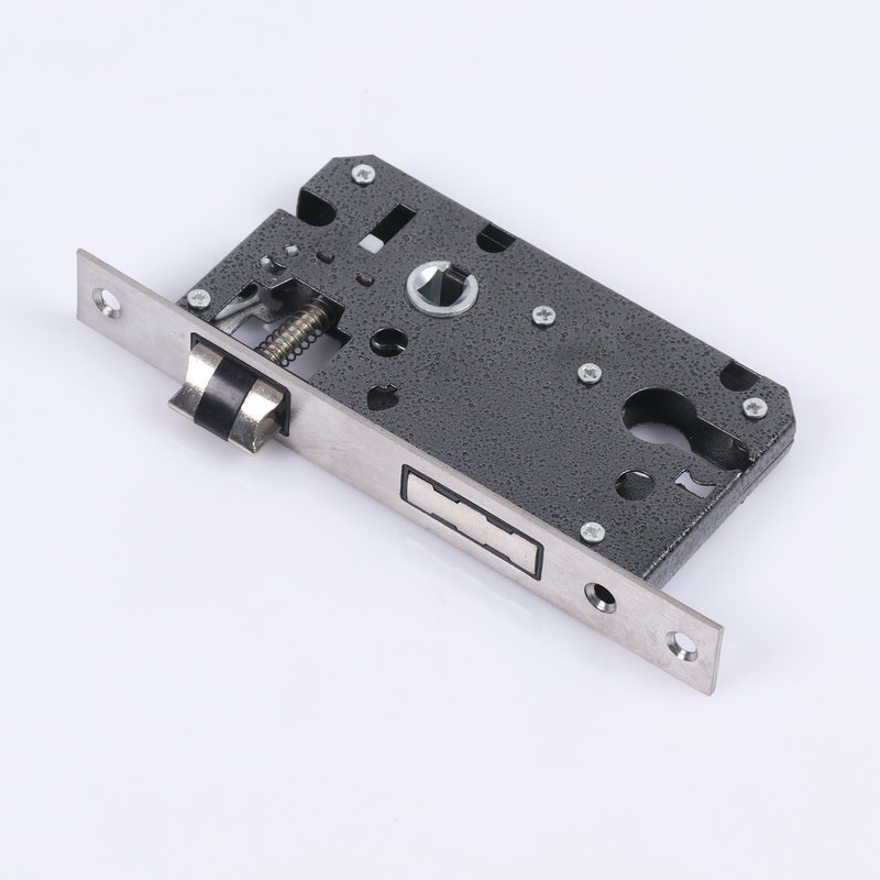 Wooden Door Bedroom Door Lock Round Pressure Lock Interior Door Lock Black Aluminum Alloy Hand Lock Door Lock Mute Lock Handle Application Scenario
