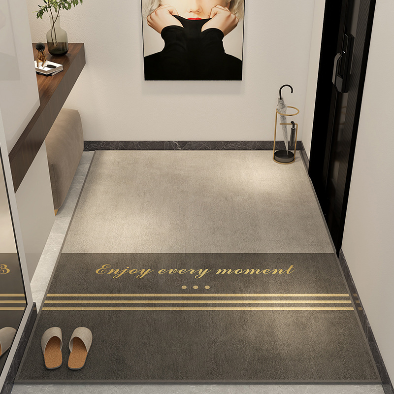 Nordic Light Luxury Household Dirt Resistant Wear-Resistant Door Mat Non-Slip Easy Care Crystal Velvet Mat Door Mat Specification drawing