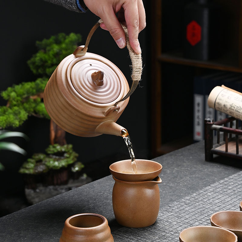 茶壶/陶瓷茶壶/日本泡茶壶/磁吸飘逸杯/搪瓷水壶产品图
