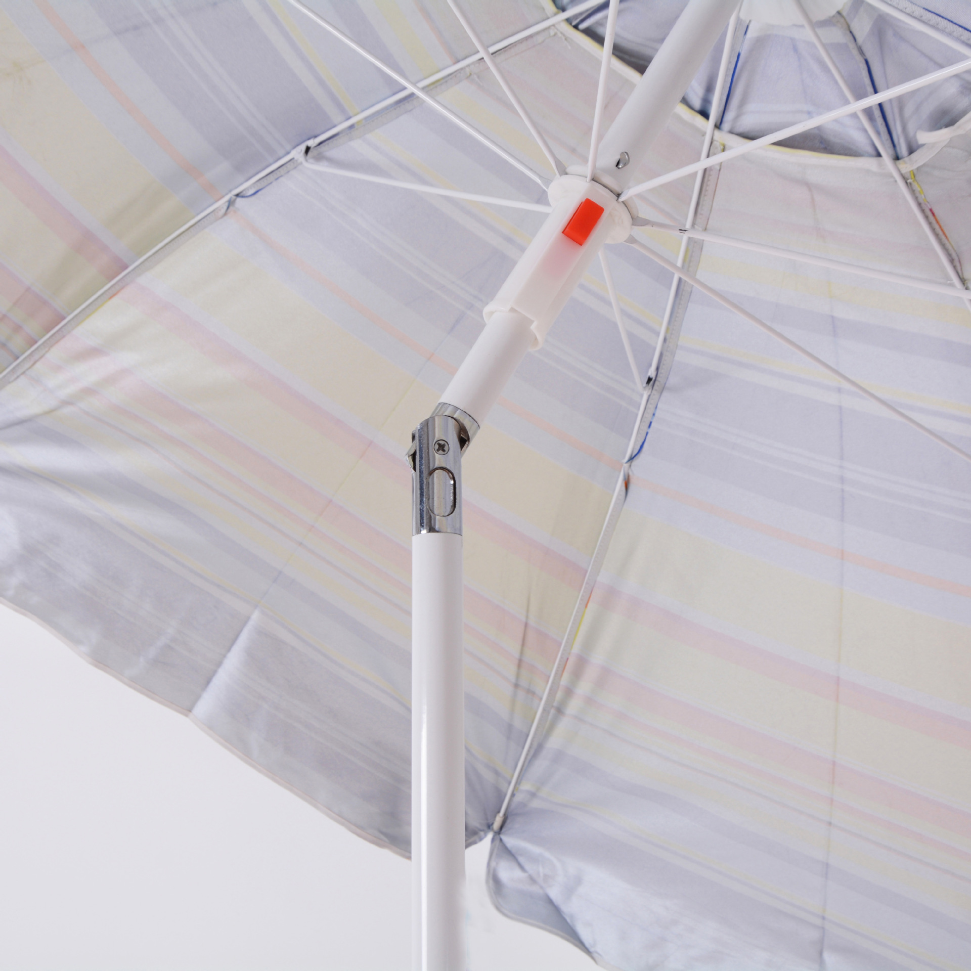 Fabricante al por mayor publicidad al aire libre sombrilla 2.4m rayas color sombra sunbrella playa sunbrella Specification image