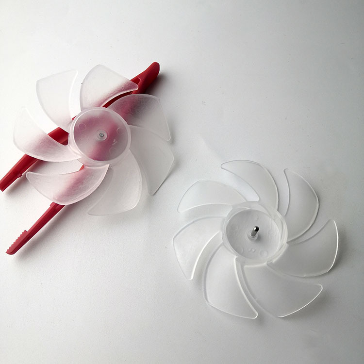 风叶供应直径65mm7叶飞叶塑料教学实验风扇散热片模型物理实验反转正转厂家销售吹风叶配件详情图5