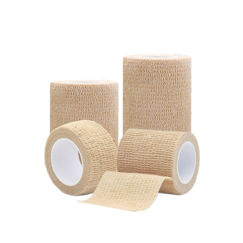 Non-woven fabric student finger guard tape bandage, elastic self-adhesive binding sports protective bandage, elastic self-adhesive bandage wholesale Item Picture
