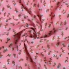 Fashionable and fresh floral print fabric, Korean silk clothing printed fabric, polyester shuttle fabric in stock for wholesale Application Scenario