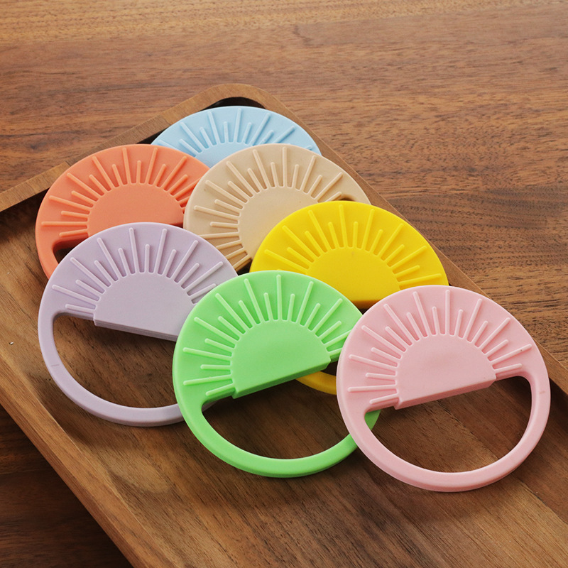 Amazon's New Silicone Teether Toy Baby Teether Stick Baby Comfort Anti-Eating Hand Food Grade Specification drawing