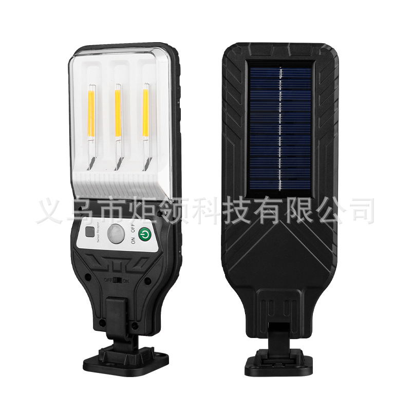 Cross-Border Outdoor Solar Street Light New Body Sensing Garden Light With Remote Control Led Wall Light Waterproof Garden Light Item Picture
