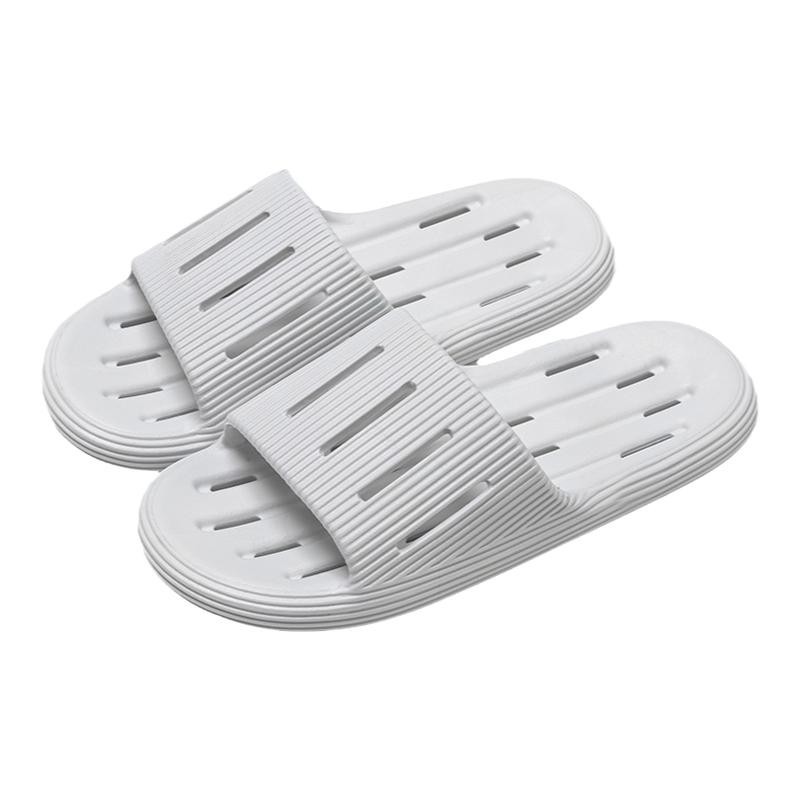 Summer bathroom soft bottom step on shit slippers women's home room interior bathroom hotel bath household leakage anti-slip slippers man Item Picture
