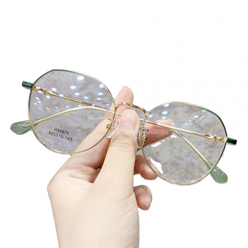 韩版潮流防蓝光辐射抗疲劳近视眼镜框女可配有度数平光护眼眼镜详情图4