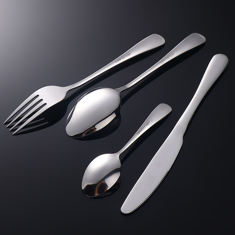 Cross-Border Amazon For 1010 Stainless Steel Tableware Steak Knife And Fork Stainless Steel Knife And Fork Spoon Logo Manufacturers Wholesale Application Scenario