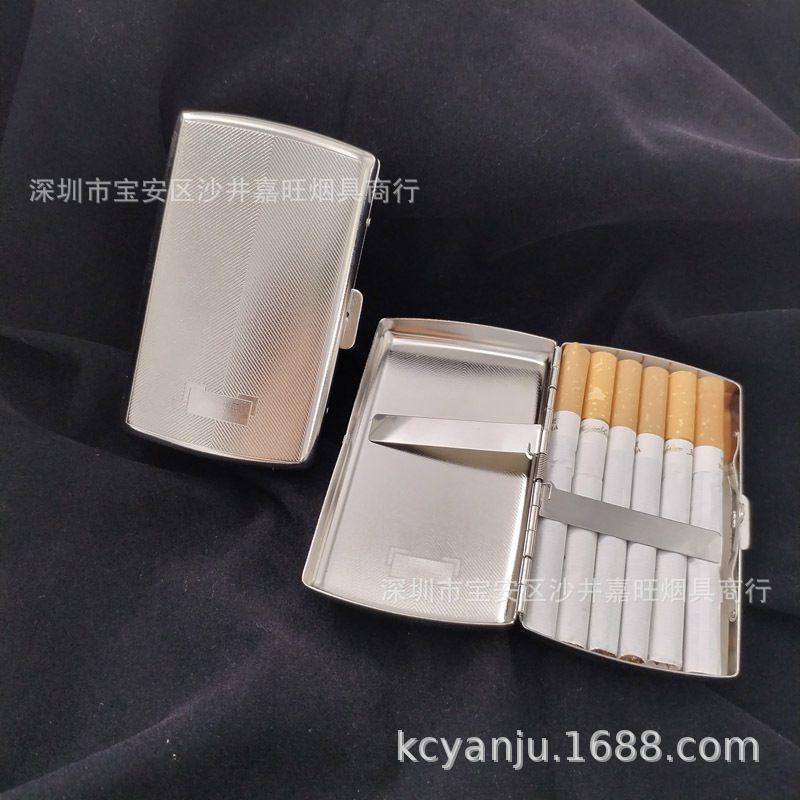792 Fashionable and exquisite metal Small Cigarette box, 12-cigarette box, personalized metal cigarette box, portable and popular cigarette box Specification image